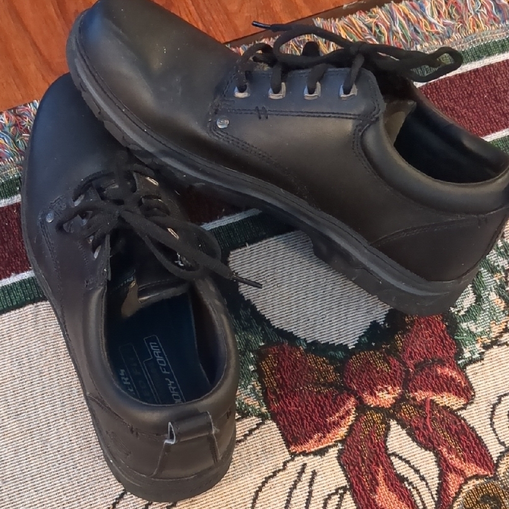 Men's Black Leather Shoes